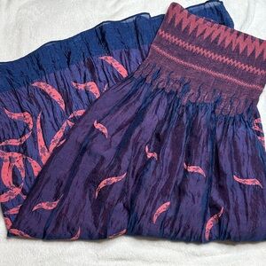 Lapis Anthropologie dress